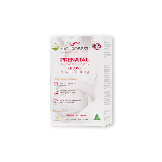 NaturoBest - Prenatal Trimester 2 & 3 Plus Breastfeeding